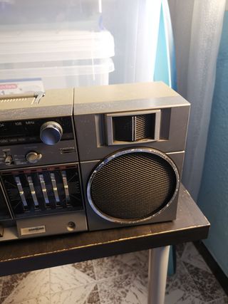 Radio Cassette Samsung Doble Altavoz