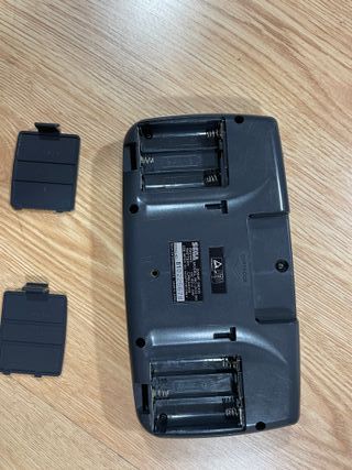 SEGA Game Gear negra restaurada