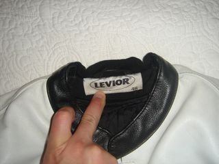 Chaqueta moto Levior cuero mujer