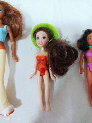 3 Mini muñecas Novedades