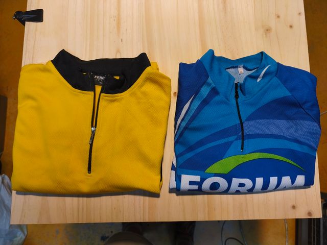 2 maillots ciclismo: Forum y Ferroti.
