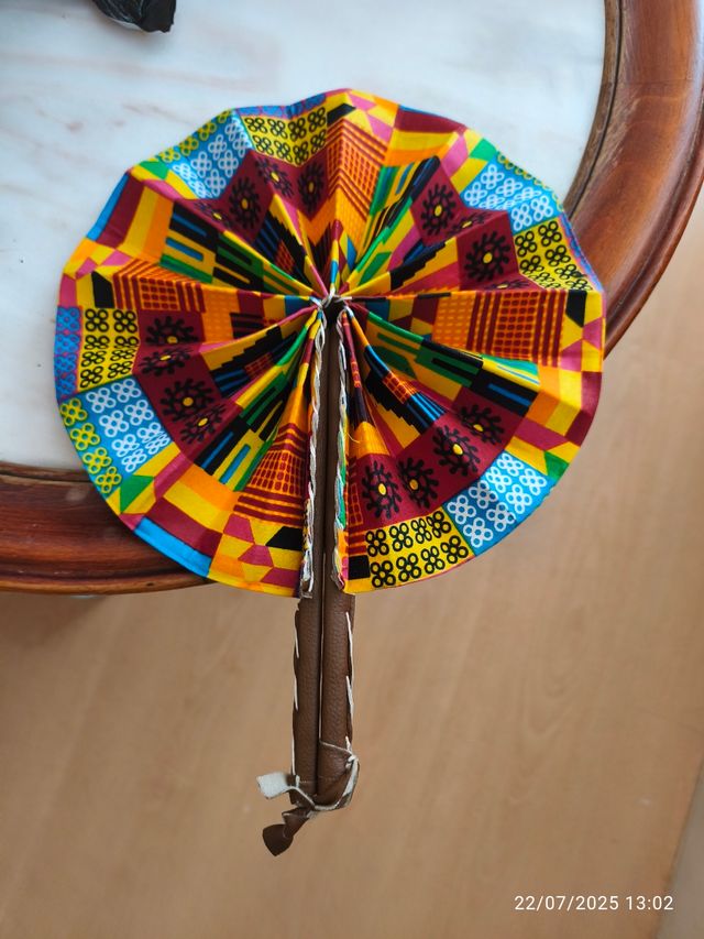 Abanico Senegalés Artesanal