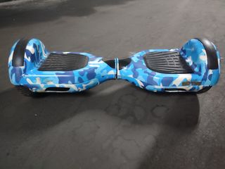 Hoverboard camuflaje azul