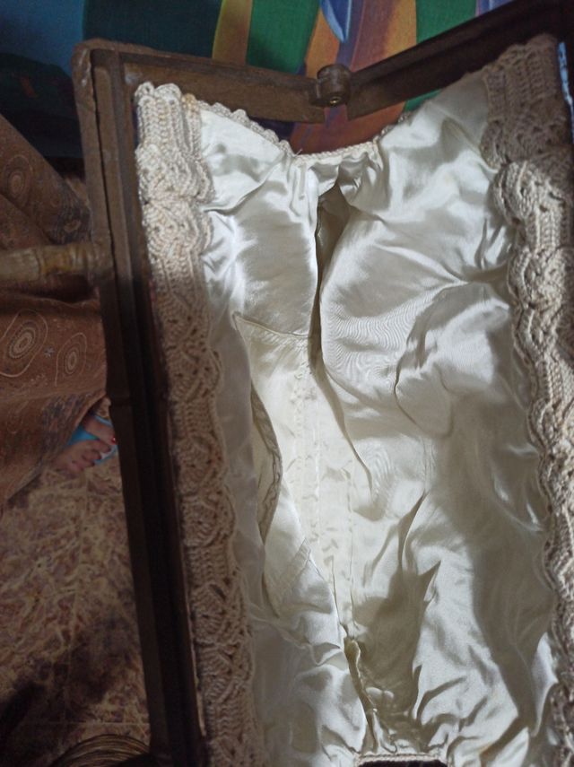 Bolso crochet bambú vintage