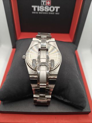 Tissot PRX Reloj - Negro y Plata