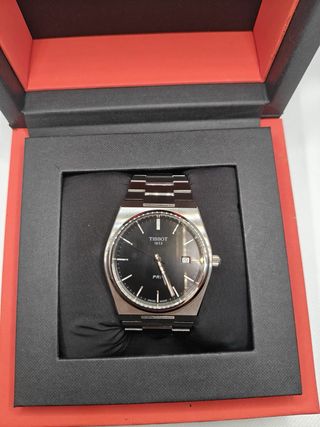 Tissot PRX Reloj - Negro y Plata