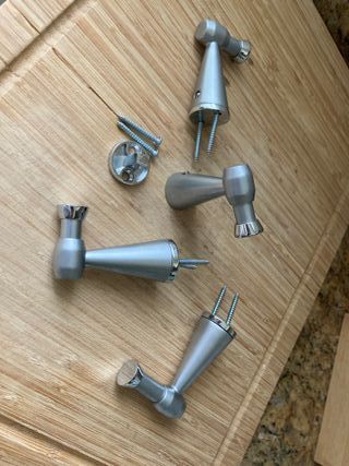 Colgadores Pared (4) Acero