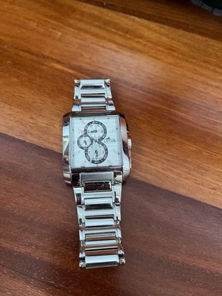 Reloj Lotus cronógrafo plata