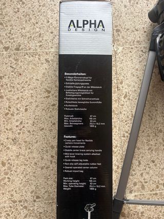 Trípode ALPHA DESIGN 2500