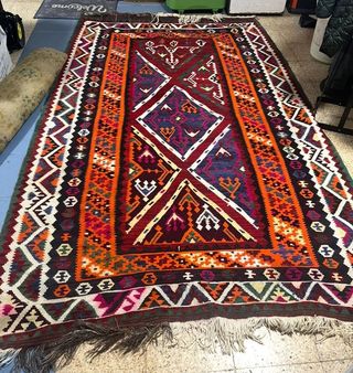 Alfombra salón - multicolor lana