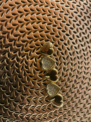 Spilla cuori oro