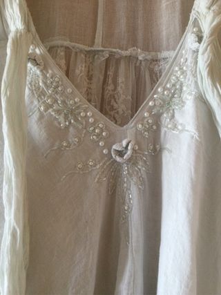Vestido Antica Sartoria verde menta, muy clarito
