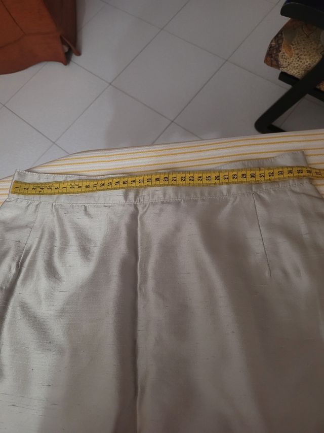 Gonna argento estiva