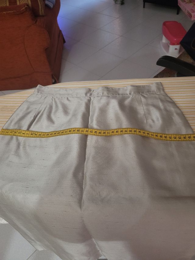 Gonna argento estiva