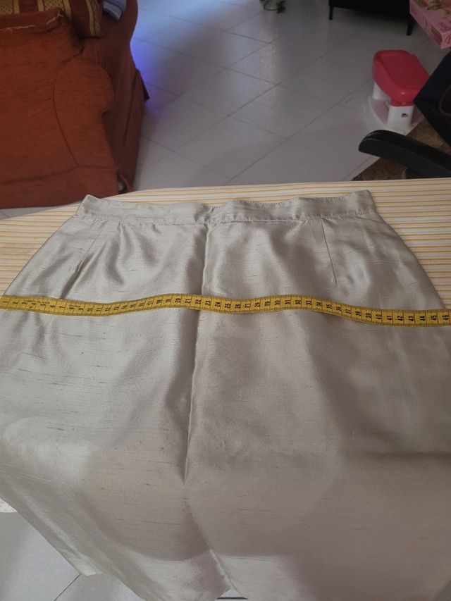 Gonna argento estiva