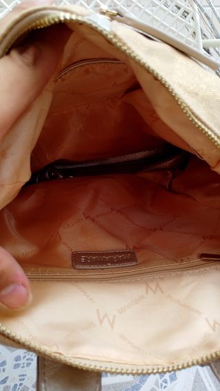 Bolso Marshall dorado y plateado