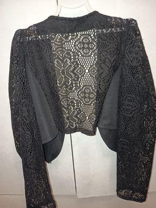 Bolero negro fiesta-lentejuelas