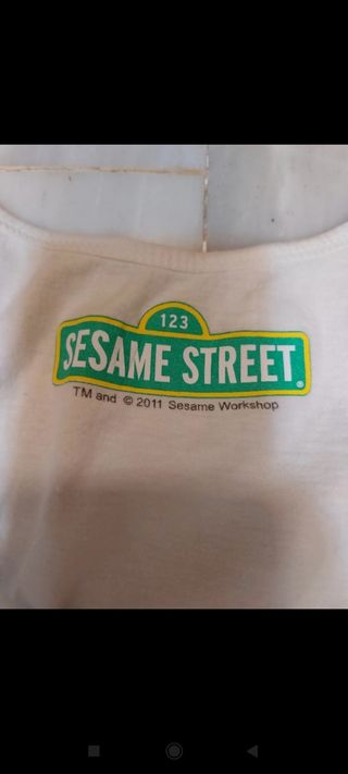 Camiseta tirantes Cookie Monster TRIKI 