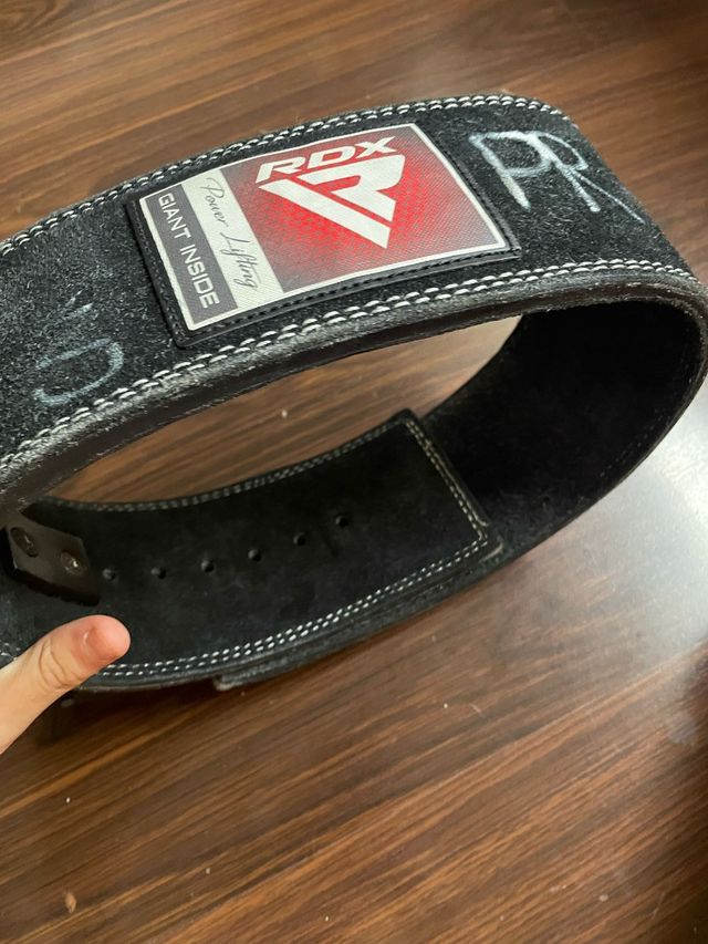 Cinturón Levantamiento Pesas RDX
