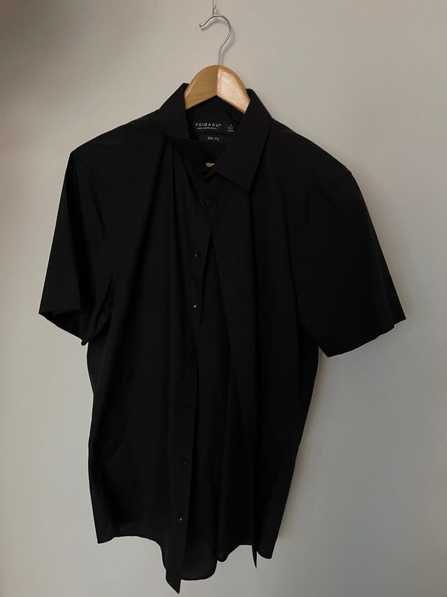Camisa negra Primark XL