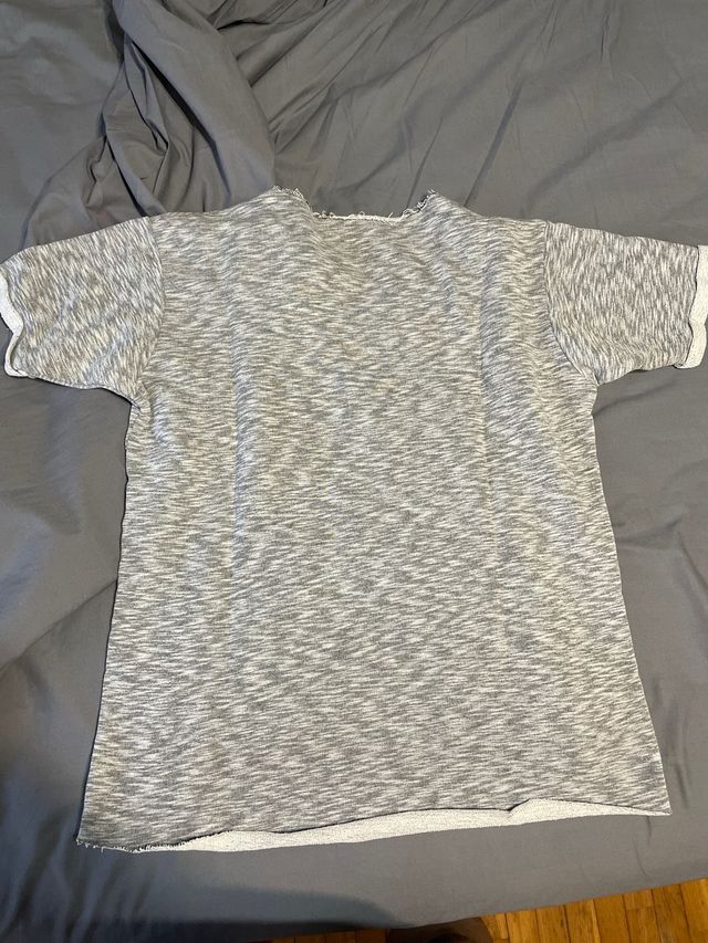 Maglietta Grigia Manica Corta