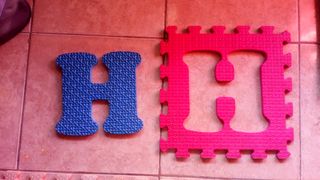Alfombra puzzle ABC con letras extraíbles