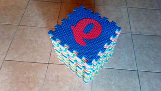 Alfombra puzzle ABC con letras extraíbles