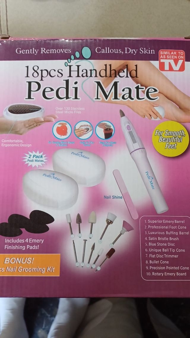 Pedi Mate - Kit manicura pedicura 18 piezas
