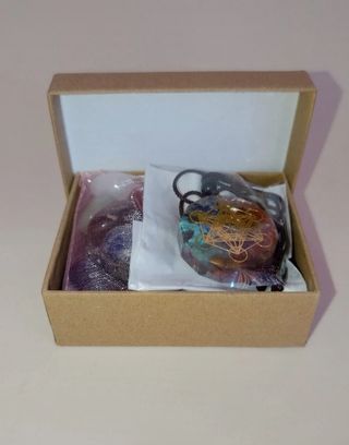 Pietre Chakra + collana ciondolo benessere relax