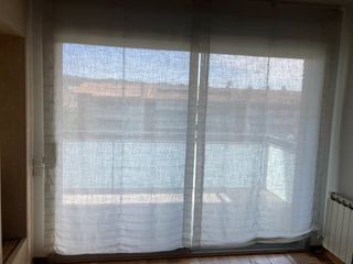 Cortinas lino blancas - 2 uds