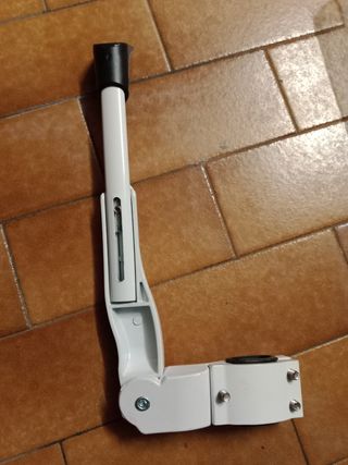 Cavalletto bici regolabile bianco
