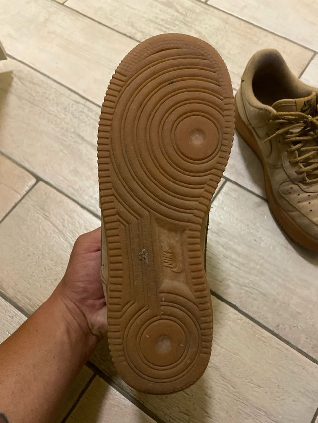 Nike Air Force 1 - Beige/Marrone