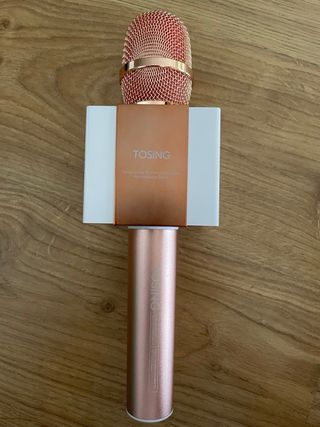 Micrófono inalámbrico TOSING rosa gold