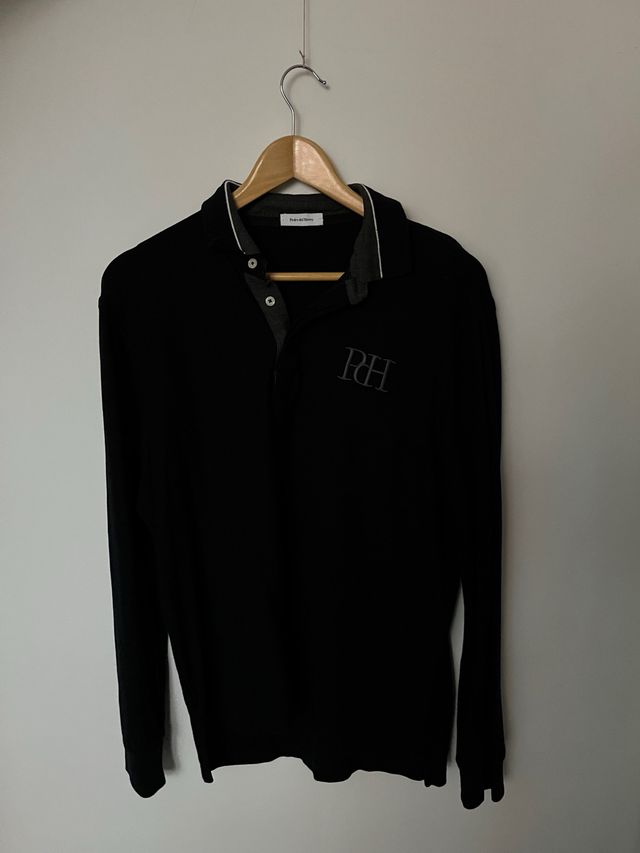 Polo del Hierro  Negro - Manga Larga