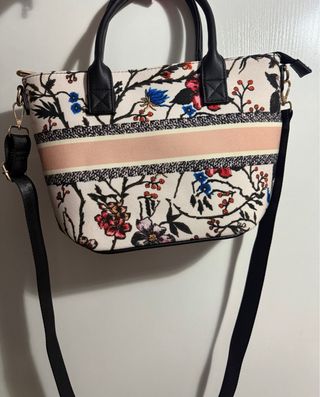 Bolso bandolera flores