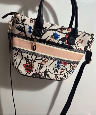 Bolso bandolera flores