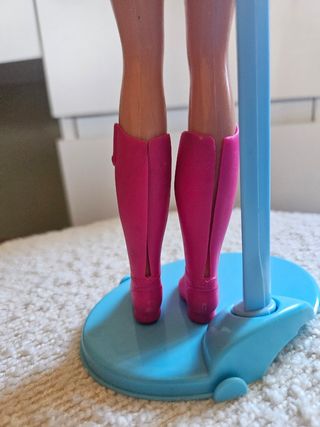 Stivali Barbie rosa