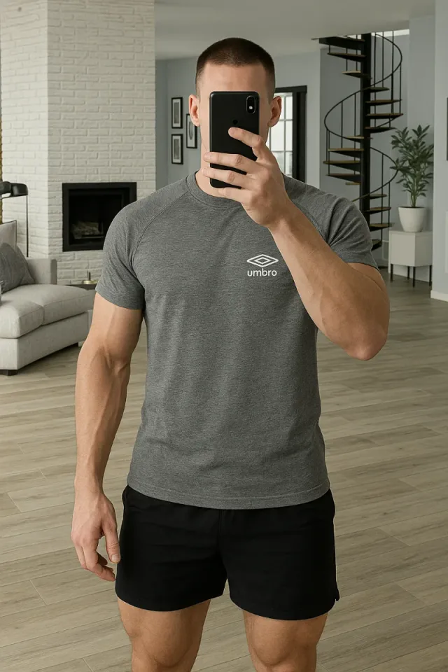 Camiseta Umbro gris hombre