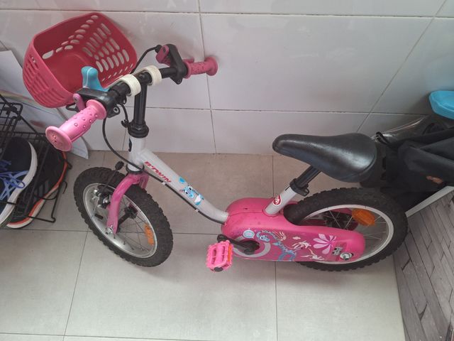 Bicicleta Btwin 14" niña/niño