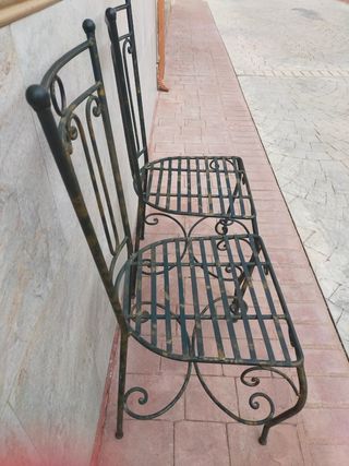 6 Sillas de forja - Jardín