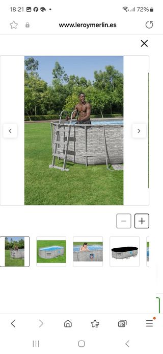 Piscina Bestway Power Steel Ovalada