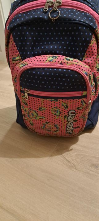 Zaino SEVEN trolley blu e rosa