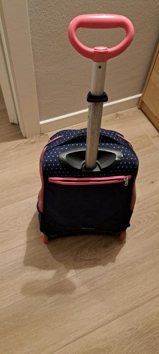 Zaino SEVEN trolley blu e rosa