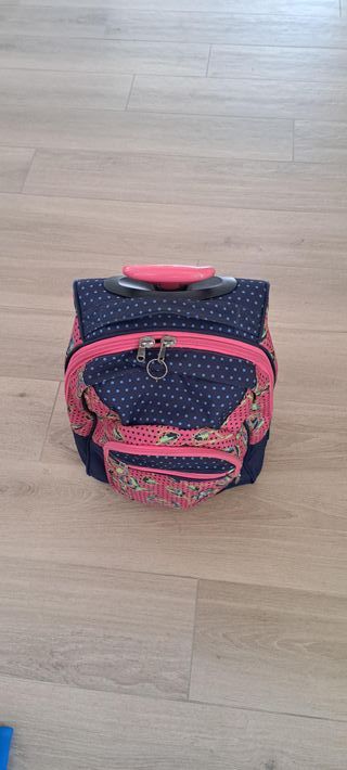 Zaino SEVEN trolley blu e rosa