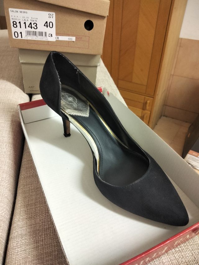 Zapatos tacón negros mujer talla 41