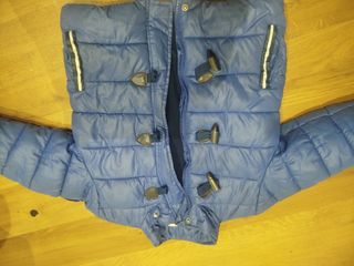 Giacca invernale blu per bambini taglia 4 anni 