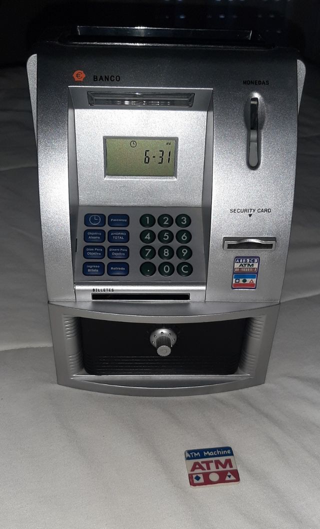 Hucha ATM Cajero Automático