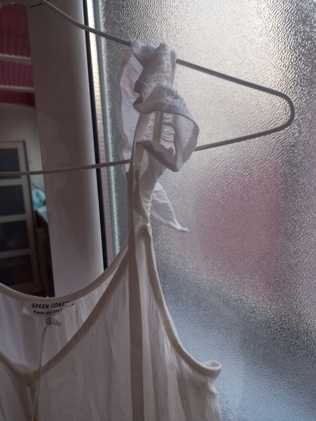 Vestido Green Coast blanco - Talla S