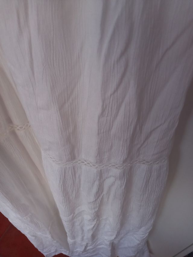 Vestido Green Coast blanco - Talla S