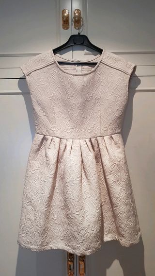 Minivestido beige Sfera